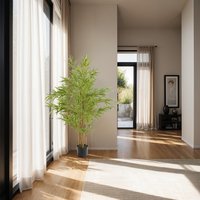 Artificial Plant - Bamboo, Realistic Look, Low-Maintenance - Green / 150cm