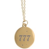 Divine Luck 777 Angel Number Necklace - Gold