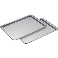 KitchenCraft Non-Stick Baking Tray Set - Grey - Grey / 43cm
