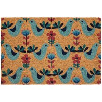 Filta Sparrows Coir Doormat - Multicolour