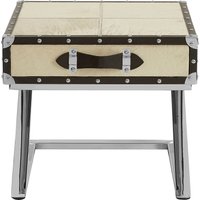 Kensington Townhouse Leather End Table - Brown