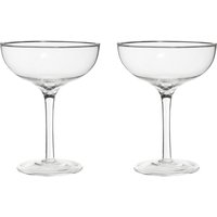 Mila Set Of 2 Cocktail Glasses 300ml - Transparent