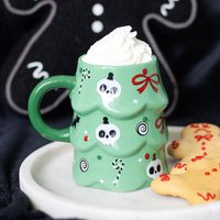 Ceramic Creepy Christmas Tree Mug - 500ml