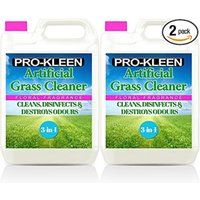 Artificial Fake Grass Cleaner Floral - White / 12cm