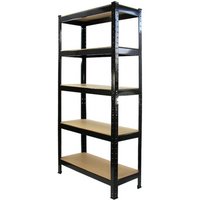 Monster Racking T-Rax Heavy Duty Shelving Units - Black - Black
