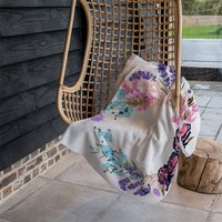 Beautiful Reath Blanket - Pink
