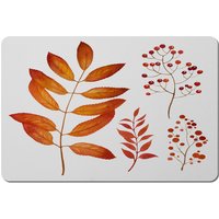 Orange Autumn Leaves Placemat - Orange