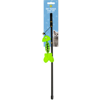 Cat Teaser Fish Toy - Green