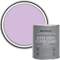 Rust-Oleum Kitchen Cupboard Paint in Gloss Finish - Violet Macaroon 750ml - Violet Macaroon