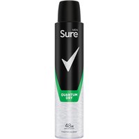 Sure Men Quantum Dry Anti-Perspirant 200ml - Black