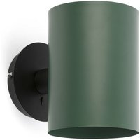 Guadalupe Wall Light BlackGreen E27 - Black