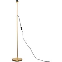 Modern Standard Floor Lamp Base In Gold Effect Metal Finish - Gold