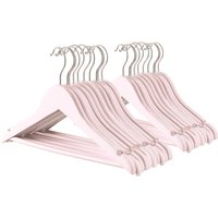 Wooden Childrens Clothes Hangers - Light Pink / 1.56kg