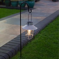 Festive Lights Solar Fisherman LED Hanging Lantern - SL211 Grey / 79cm / 1