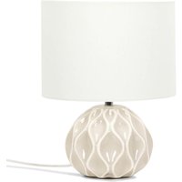 Luca Ceramic Table Lamp - White
