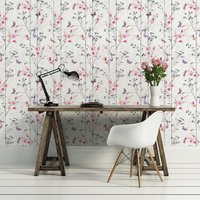 Eden Floral Wallpaper - Pink