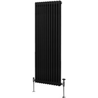 Traditional Column Radiators - Black / 7cm / 180cm / 56cm