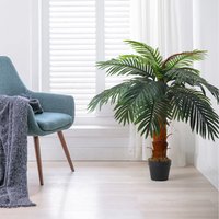 100cm Artificial Palm Tree with Pot - Green
