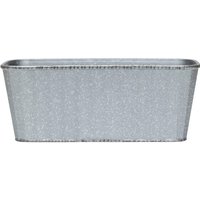 Steel Effect Trough - Grey / 1