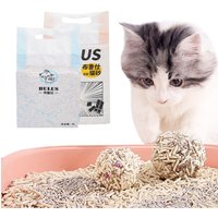 6L Natural Biodegradable Tofu Cat Litter - White