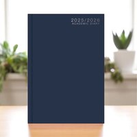 Blue A5 Academic Diary Week To View School Planner Organiser - Blue