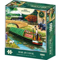 Nostalgia Collection Rail and Canal 1000 Piece Jigsaw Puzzle - Mixed