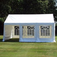 5 x 6m Original Heavy Duty Marquee P.E. - White