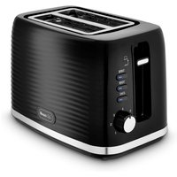 Wave 2 Slice Toaster Black with Chrome Trim - Black