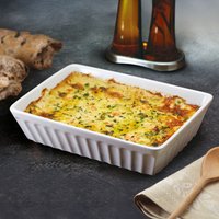 KitchenCraft World of Flavours Italian Large Lasagne Baking Dish - White