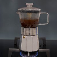 La Cafetire Glass Espresso Maker - Silver