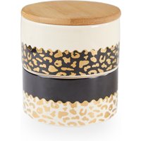 London Leo Stacking Canister - Brown