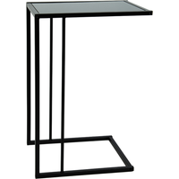 Sofa Side Table C Shape - Black