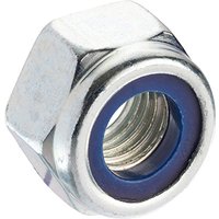 Unifix Class 10 Nylon Insert Nuts P Type DIN 982 BZP - M12 x 1.75 - Grey