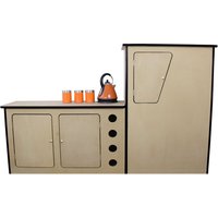 11sqm Anthracite Van Lining and Glue with Camper Kitchen - Grey