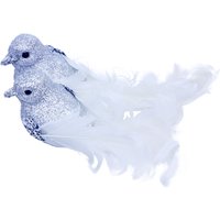 Platinum Eternity, Glittered Birds Clip Platinum Eternity, Glittered Birds Clip