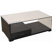 Tjs, Milano One Drawer Coffee Table - Black Tjs, Milano One Drawer Coffee Table - Black