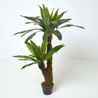 Homescapes Artificial Birds Nest Fern in Pot, 120 cm Tall - Green