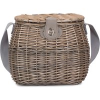 Antique Wash Fishing Creel - Brown