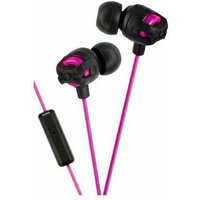 Xtreme Inner-Ear Rugged Deep Bass In-line Headphones with Mic - Pink