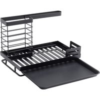 Steel Kitchen Sink Caddy Organizer - Black