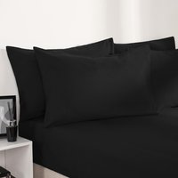 Bed Sheet Deep Fitted - Black / King