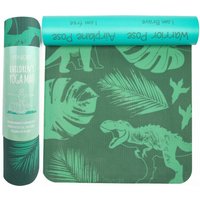 Myga Kid's Printed Yoga Mat - Jurassic Jungle