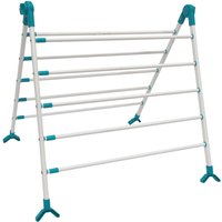 Extendable Over The Bath Clothes Airer Dryer Folding Drying Rack - White
