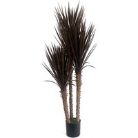 Artificial UV Resistant XL Triple Yucca Tree Plant Spiky Tree Triple Dark - Tall Dark Yukka UV