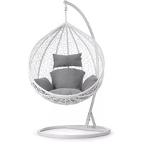 Livingandhome Egg Chair Cushion Replacement - Grey