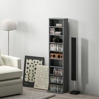 HOMCOM CD Storage Unit for Office - Grey