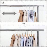 SONGMICS Non-Slip Space-Saving Clothes Hangers - White / 0.5cm / 2.6kg