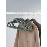 SONGMICS Non-Slip Velvet Coat Hangers - Grey / 3.7kg