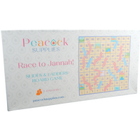 Race to Jannah Slides and Ladders Board Game - White