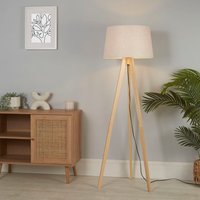 Gallon Tripod Floor Lamp - Brown